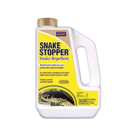 Bonide Snake Stopper Animal Repellent Granules For Snakes 4 lb.