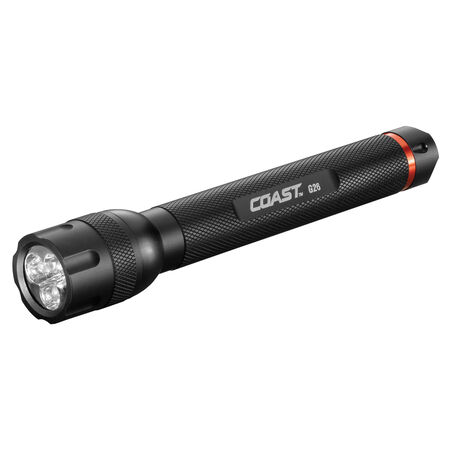 Coast G26 330 lm Silver LED Flashlight AA Battery