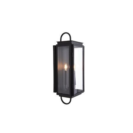 Craftmade Irving 3 Light Outdoor Wall Lantern in Textured Black