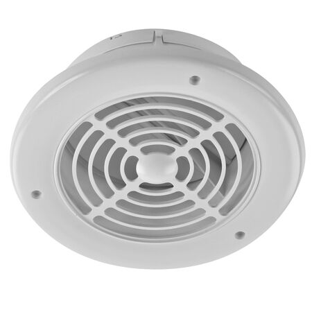 Imperial 4 in. W X 4 in. L White Plastic Exhaust Vent