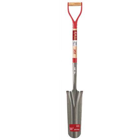 Ace 47 in. Steel Round Drain Spade Wood Handle