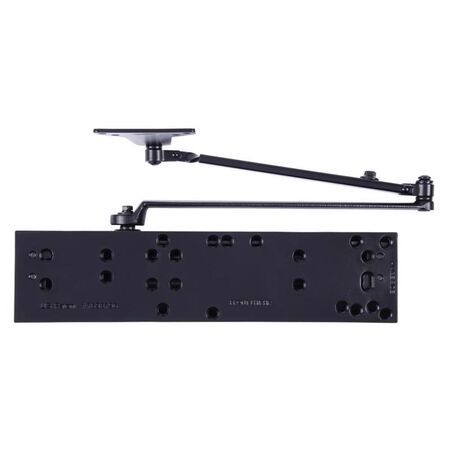 Brinks Commercial Matte Black Metal Hydraulic Adjustable Door Closer Grade 1
