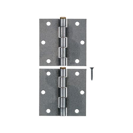 Ace 3-1/2 in. L Galvanized Broad Hinge 2 pk