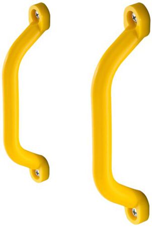 Play Handle, 6 In Length, 2-1/2 In Projection, Polyethylene, Yellow