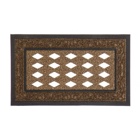 Brown Scroll Sassafras Mat Tray