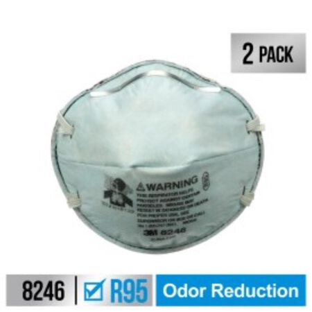 3M R95 Household Cleaner Respirator White 2 Pack