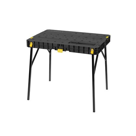STANLEY 33.5 in. L x 23.5 in. W x 29 in. H Folding Workbench 700 lb. cap.