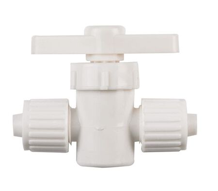 Flair-It 3/8 in. PEX X 3/8 in. PEX Plastic Supply Valve