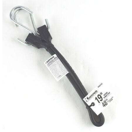 Keeper Black Tarp Strap 19 in. L 1 pk