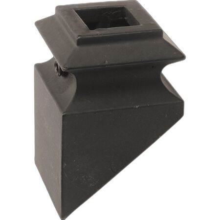 Baluster Black Satin Rake Shoe