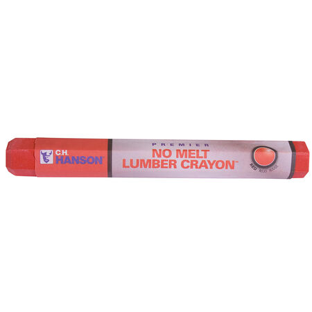 C.H. Hanson 4.5 in. L Lumber Crayon Red 1 pc