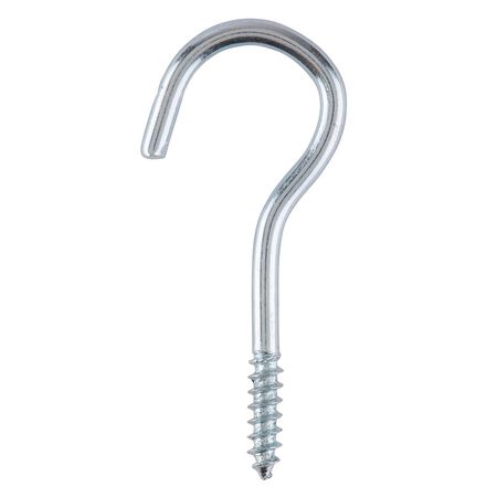 Ace Small Zinc-Plated Silver Steel 1.3125 in. L Ceiling Hook 13 lb 10 pk