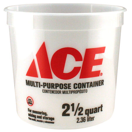 Ace Clear 2.5 qt Bucket