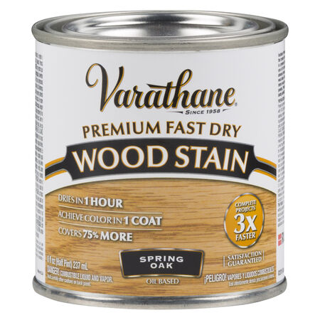 Varathane Semi-Transparent Spring Oak Oil-Based Urethane Modified Alkyd Wood Stain 0.5 pt