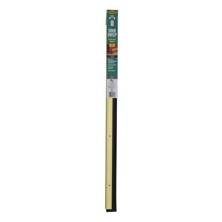 M-D Gold Aluminum Sweep For Garage Doors 36 in. L X 3/4 in.