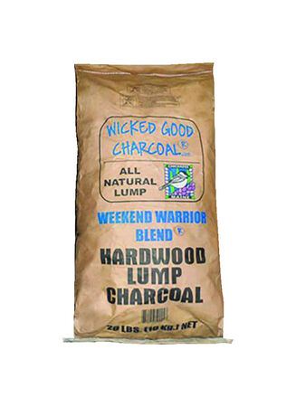 Wicked Good Charcoal Weekend Warrior Blend All Natural Hardwood Lump Charcoal 20 lb