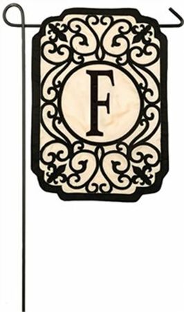 Monogram Garden Filigree Flag