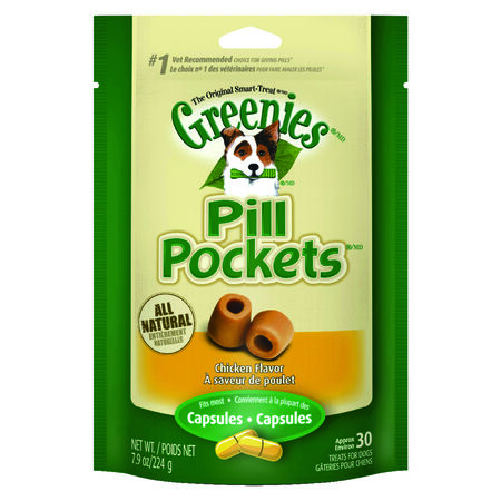 Greenies Pill Pockets Chicken Treats For Dog 7.9 oz 30 pk