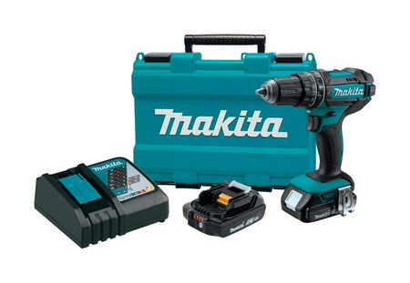 Makita 18 volts 1/2 in. Keyless Cordless Hammer Drill Kit