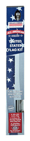 Valley Forge American Flag Kit 3 ft. H x 5 ft. W