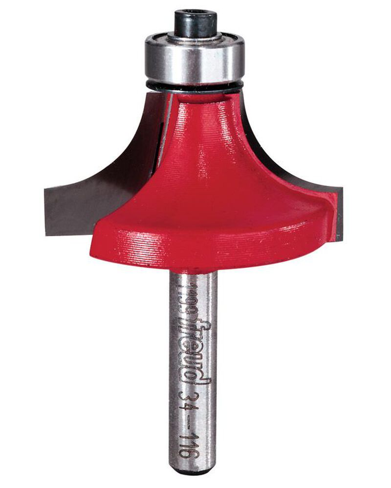 Freud 1/2 in. Radius Carbide Tipped Round Over Router Bit | Stine Home + Yard : The Family You 1 2 router bits screwfix