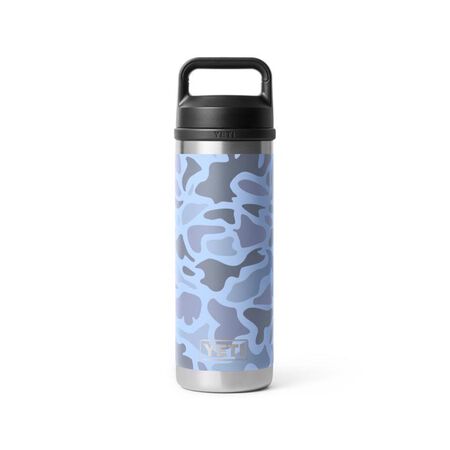 YETI Rambler 18 oz Blue Camo BPA Free Bottle with Chug Cap
