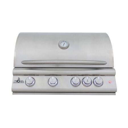 Blaze 32 in. 4-Burner Premium LTE+ Gas Grill with Rear Burner and Built-in Lighting System