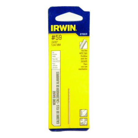 Irwin 11/16 S X 1-5/8 in. L High Speed Steel Wire Gauge Bit 1 pc