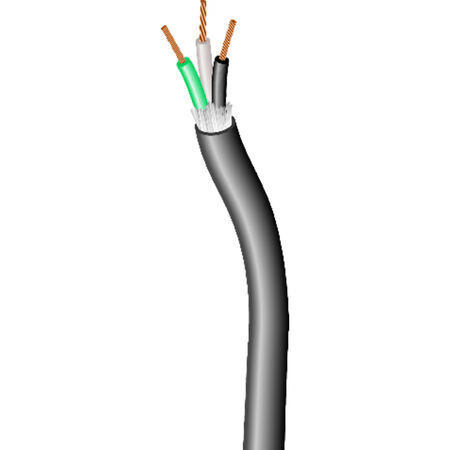 Coleman Cable 12/3 SJEW 300 volts Service Cord Wire 250 ft. L Black - Sold by the foot