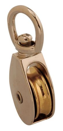 Ace 1/4 in. D Copper Swivel Eye Swivel Single Eye Pulley