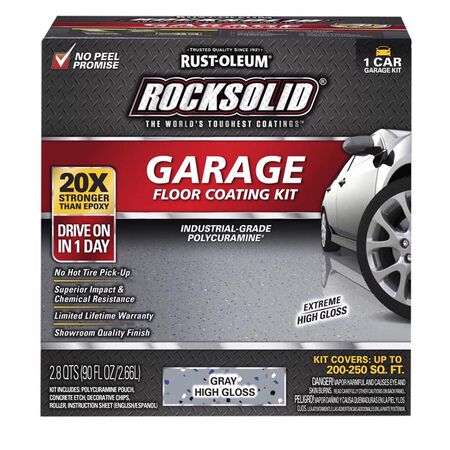 Rust-Oleum RockSolid Gray Garage Floor Coating Kit 76 oz