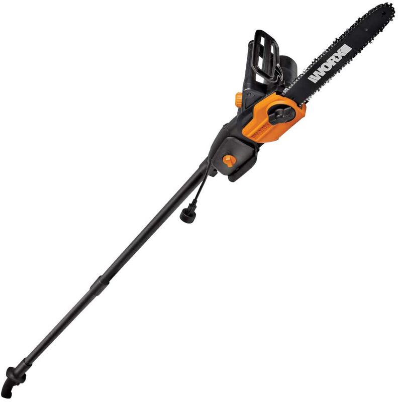Worx WG309, 8 Amp 10inch Corded Electric Pole Saw & Chainsaw with Auto