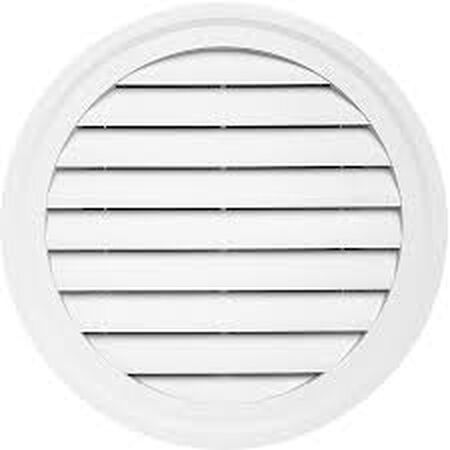 Vinyl White Vent Round 22"