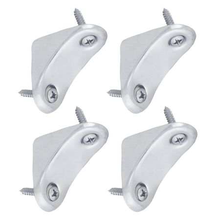 Ace 1 in. H X 2.75 in. W X 1 in. D Zinc Inside Chair Brace