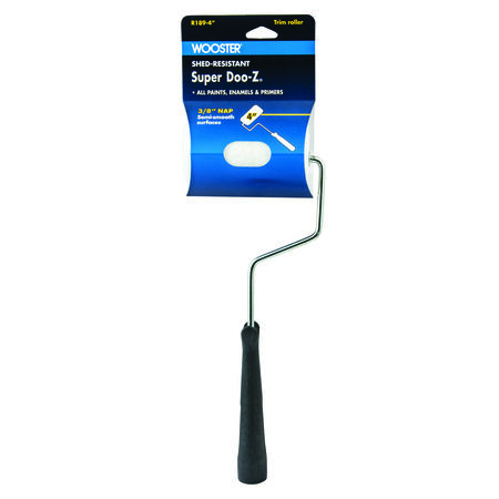 Wooster 4 in. W Trim Paint Roller Frame and Cover Threaded End