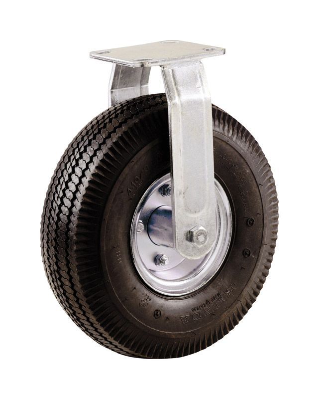 Shepherd Pneumatic 8 in. Dia. Caster Wheel with Plate
