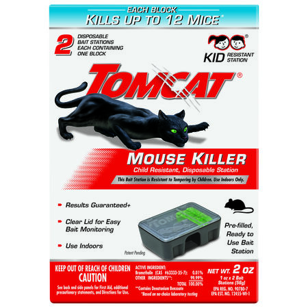 Tomcat Bait Station Blocks For Mice 2 pk