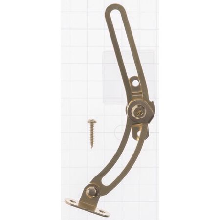 Ace Bright Brass Friction Lid Support 6 in. 1 pk