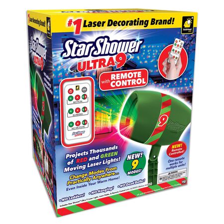 Star Shower Bulbhead Laser Lights with Remote Control 1 Pack