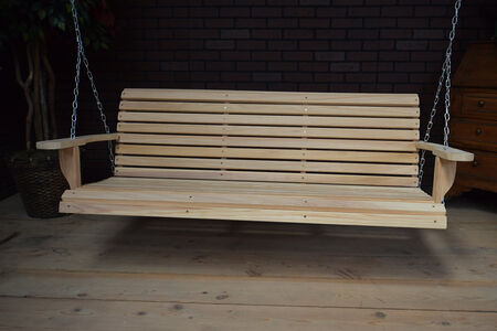 Louisiana Cypress 5 ft. Cypress Roll Swing