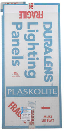 Plaskolite Duralens Acrylic Prismatic Lighting Panel 47-3/4 in. H x 23-3/4 in. W