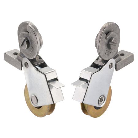 Ace Silver Plastic/Steel Roller Assembly 2 pc