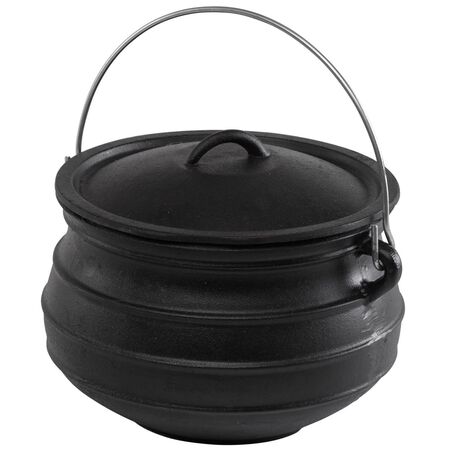 Breeo 1.5 Gallon Cast Iron Kettle 6 qt Black