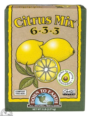 Down to Eart Citrus Mix 6-3-3 5 lb.