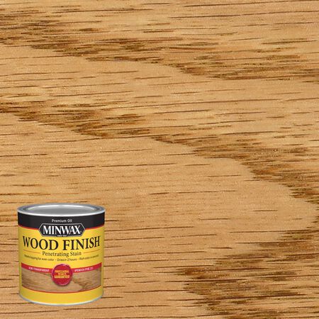 Minwax Wood Finish Semi-Transparent Ipswich Pine Oil-Based Penetrating Wood Stain 1/2 pt