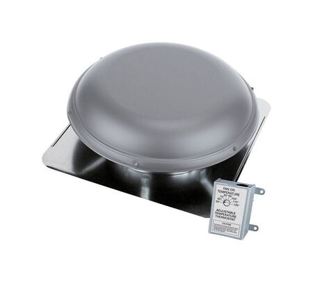 Air Vent Gray Steel Power Attic Vent Type Power Roof Ventilator