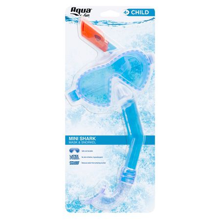 Aqua Leisure Mini Shark Assorted 4+ Mask and Snorkel Set