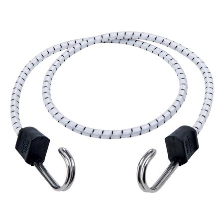 Keeper Marine Twin Anchor White Bungee Cord 40 in. L X 0.315 in. 1 pk