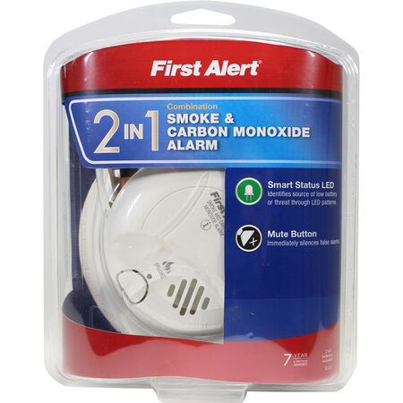First Alert Battery-Powered Electrochemical/Ionization Smoke and Carbon Monoxide Detector