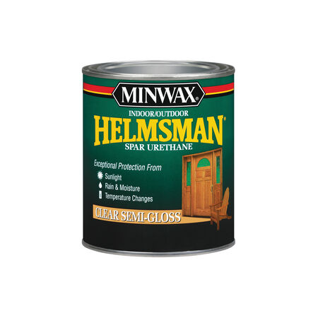 Minwax Helmsman Semi-Gloss Clear Oil-Based Spar Urethane 1 qt